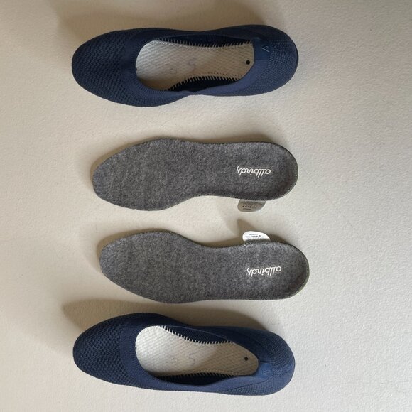 Allbirds Blue Ballet Flats Tree Breezer Size 5.5 - Picture 12 of 16